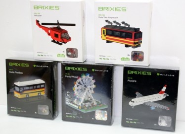 Brixies Tipo Mini Lego de 200 a 469 Piezas en Caja x 5