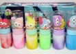 Slime Multicolor con Peluche Pinza Pelo x 6