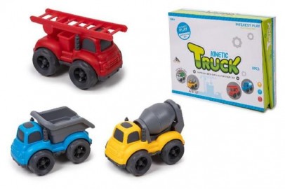 Camión Infantil Obras Fricción Bioplastic x 8