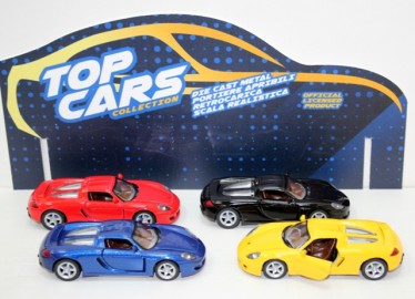 Coche Metal Kinsmart Porsche Carrera GT x 4