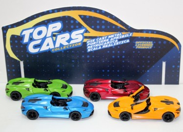 Coche Metal Kinsmart Mc Laren Elva x 4