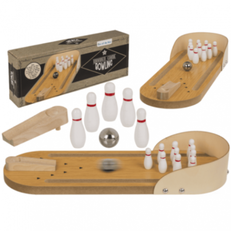 Juego de Bolos de Madera 30cm