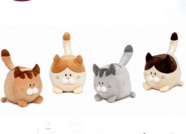 Gato Bola Peluche Huggy Kitty x 8