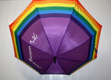 Paraguas arcoiris  95cm x 2